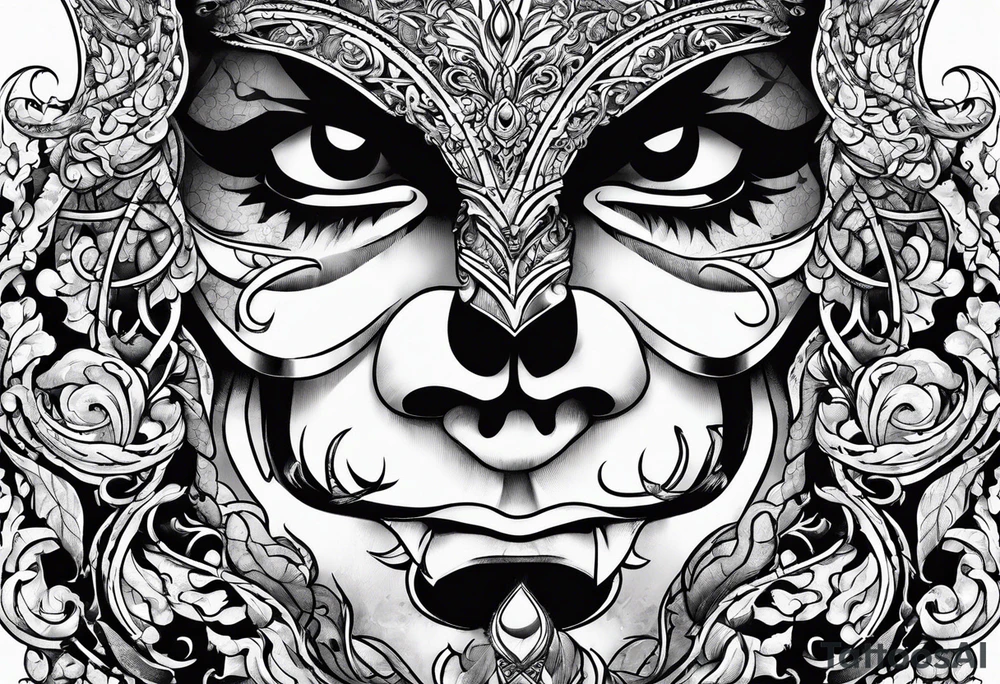 Phrase: "Don't deal with the devil" tattoo idea