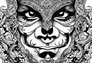 Phrase: "Don't deal with the devil" tattoo idea