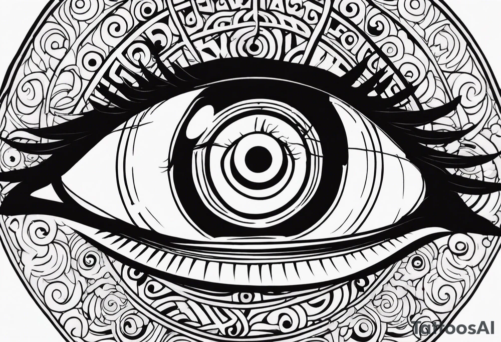 Sharingan eyes tattoo idea