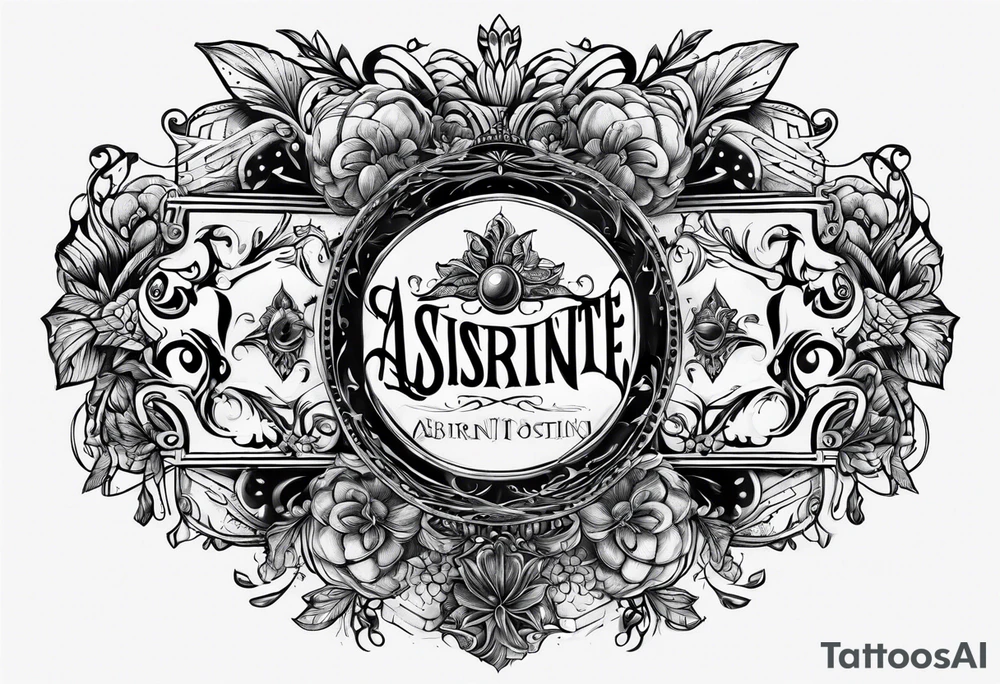 Absinthe tattoo idea