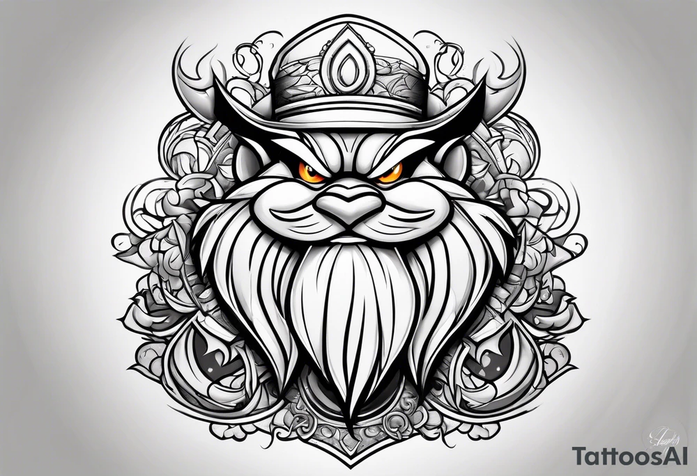 The looney tunes character taz tattoo idea