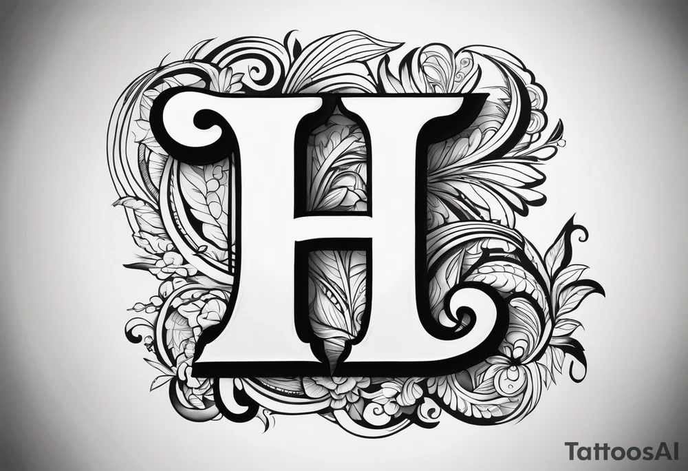 The letter I tattoo idea