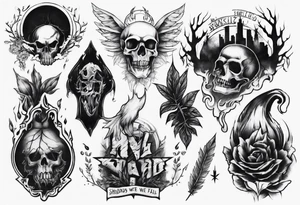 In the shadows we fall tattoo idea