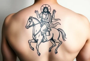 jesus rider on the white horse tattoo idea