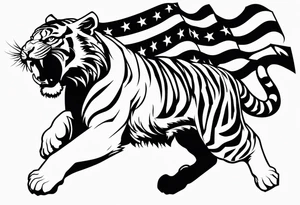 Michelangelo, U.S. flag, U.S. Air Force, tiger tattoo idea