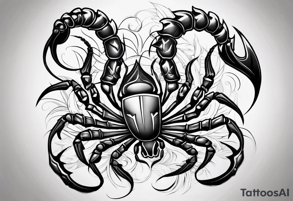 scorpio tattoo idea