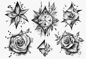 piece of puzzle tattoo idea
