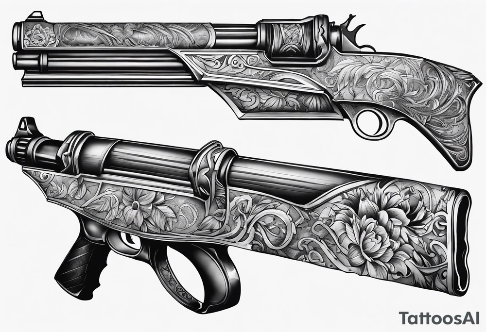 Weapons tattoo idea