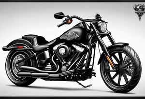 Reaper on a Harley Davidson tattoo idea