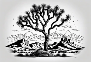 Joshua tree tattoo idea