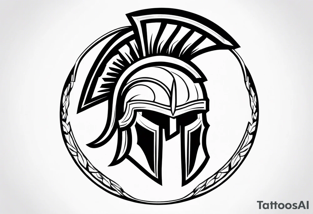 Ancient spartan  symbol tattoo tattoo idea