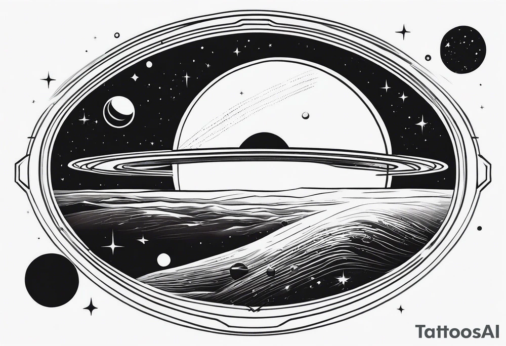 Space tattoo idea