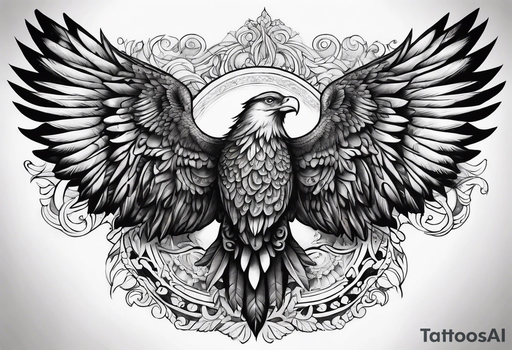 The word Glenn with wings tattoo idea
