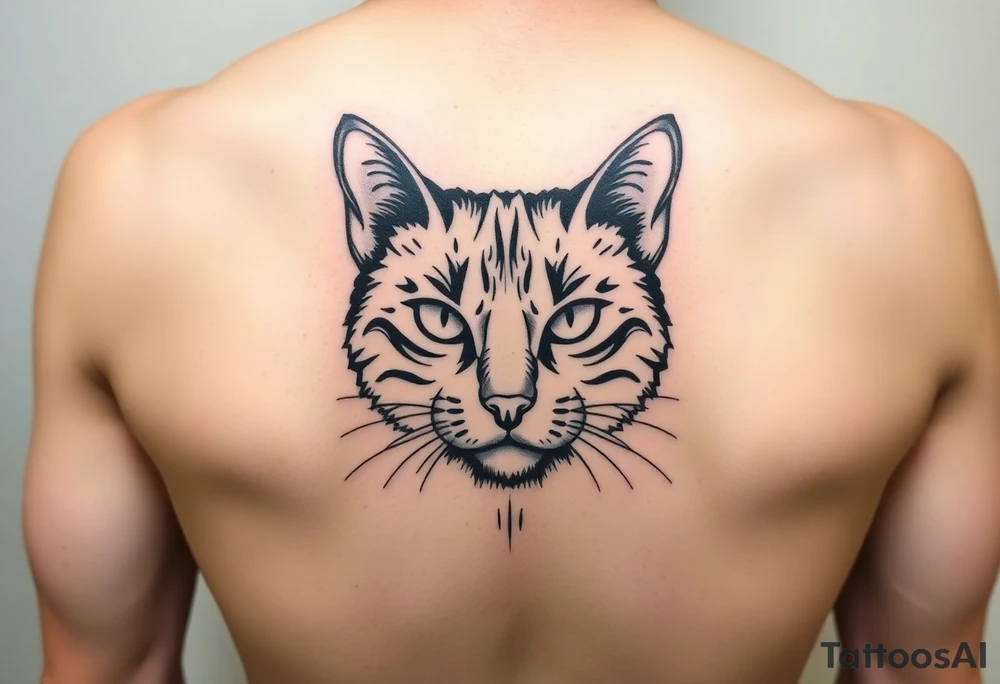 Black Cat tattoo idea