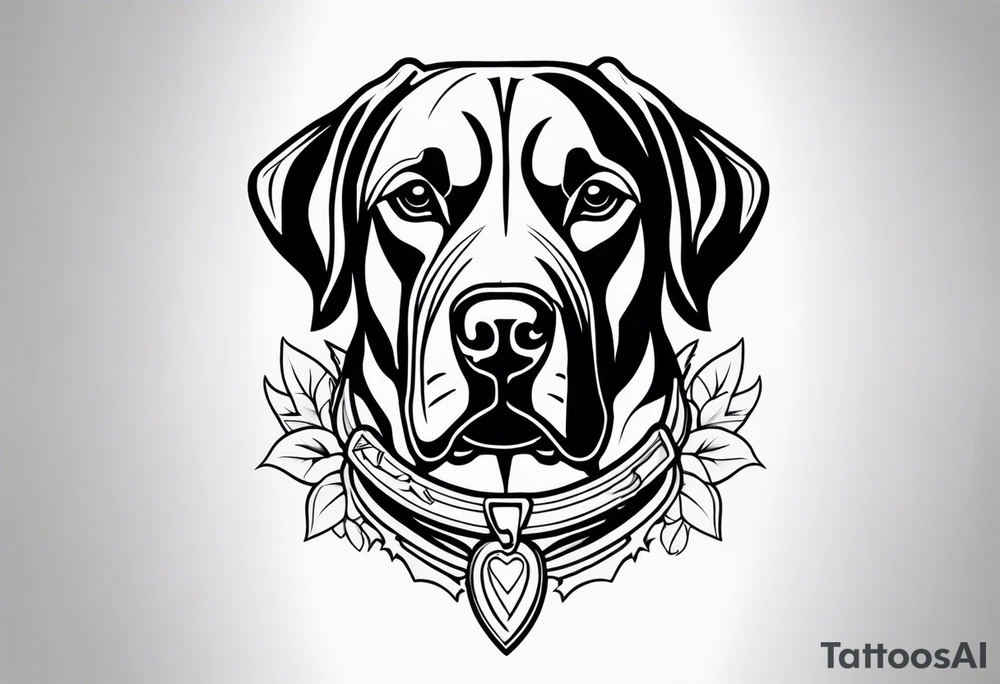 Rottwieller tattoo idea