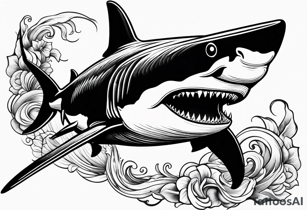 Shark tattoo idea
