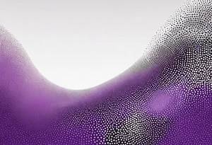 coding purple and black tattoo idea