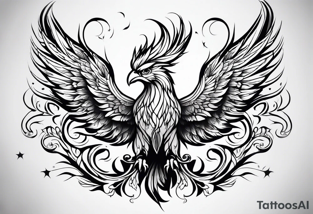 phoenix tattoo idea