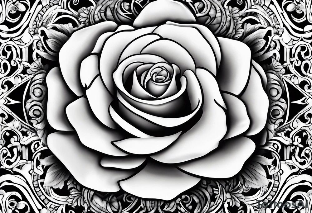 rosery beads tattoo idea