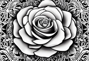 rosery beads tattoo idea
