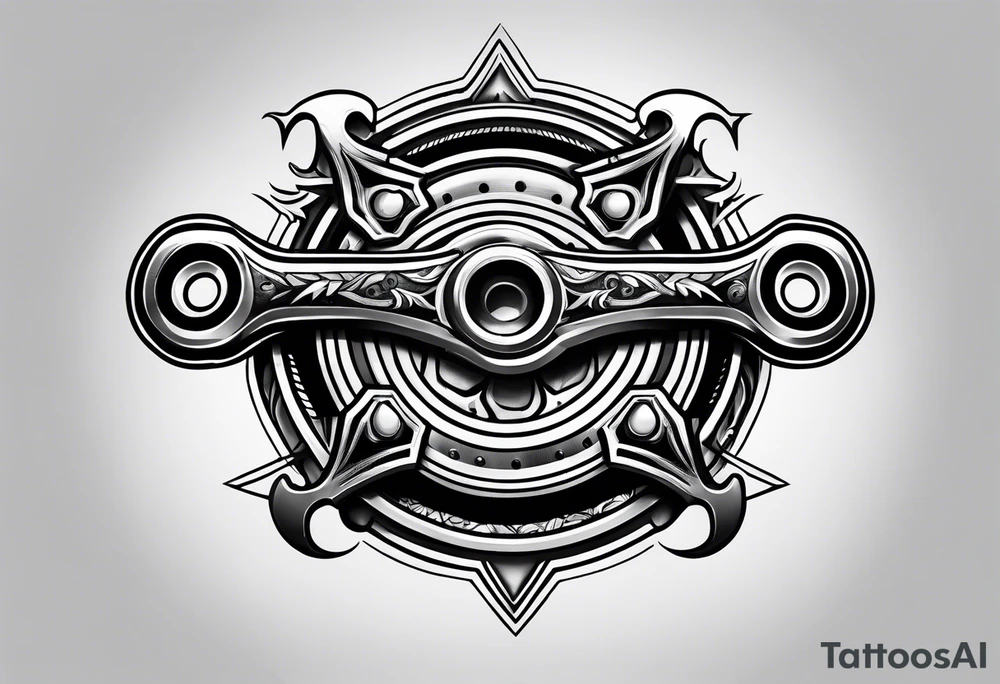 a wrench tattoo idea