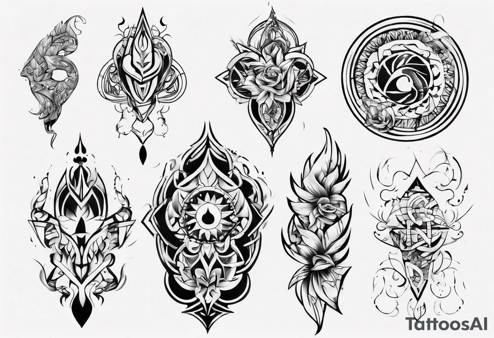 Name Neha tattoo idea