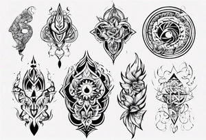 Name Neha tattoo idea