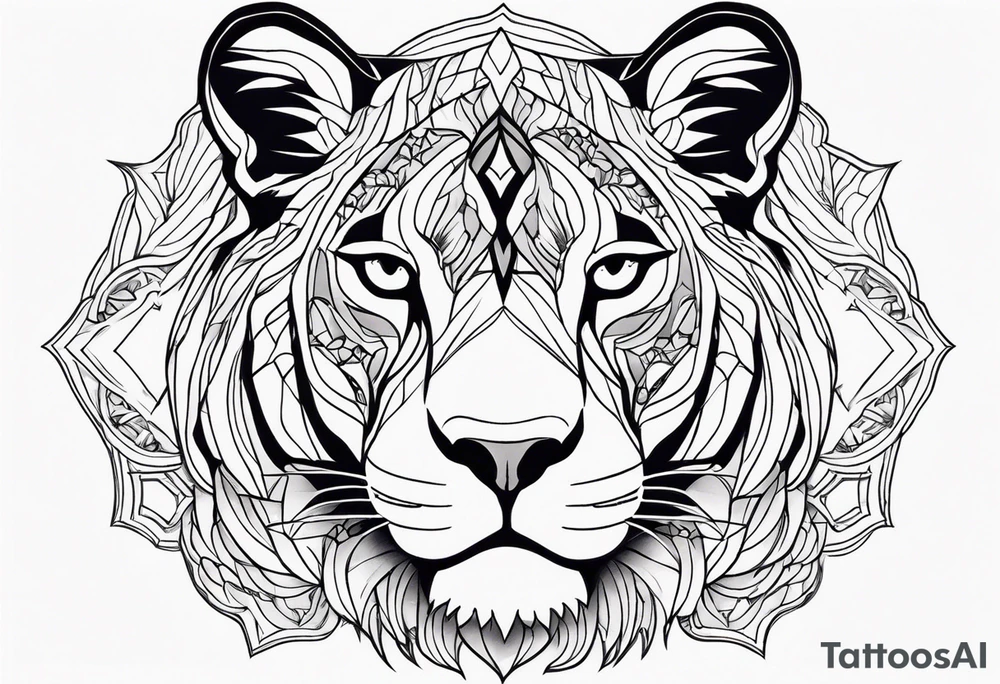 lioness tattoo idea