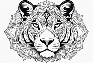 lioness tattoo idea