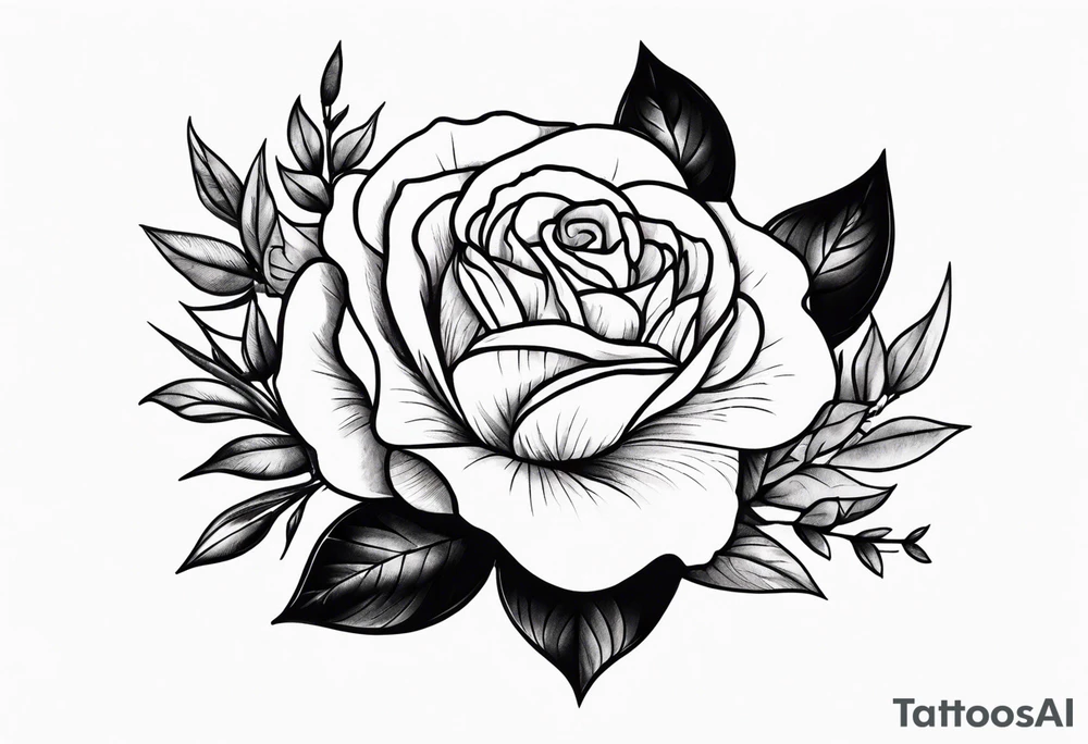 Zwei Rosen mit Leuchtturm tattoo idea