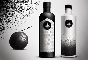 Molotov cocktail bomb tattoo idea