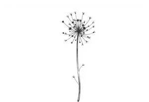 Cirsium vulgare tattoo idea