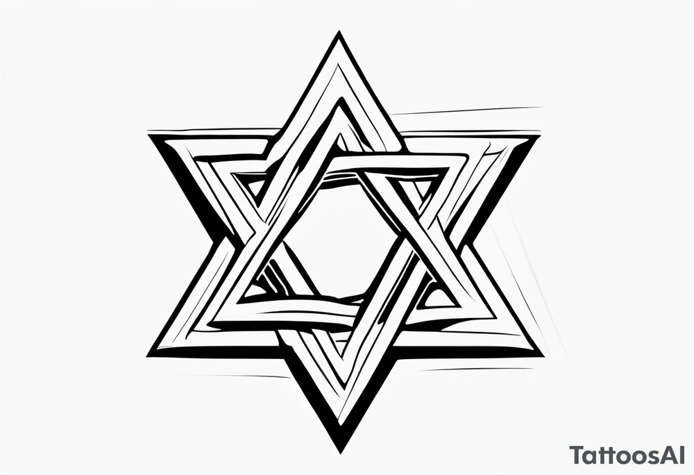 star of david tattoo idea