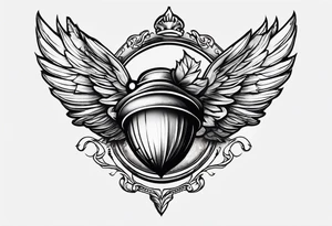 acorn, wings tattoo idea