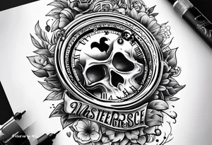 sleeve tattoo to contain the symbols family , love, health, time, money , happines tattoo idea