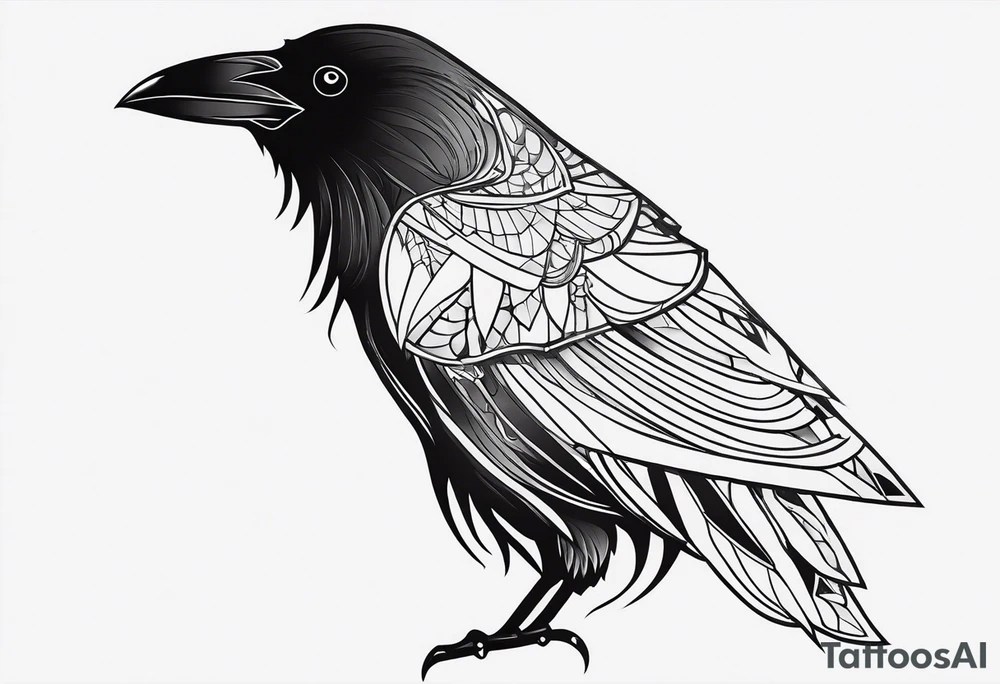 crow, tattoo idea