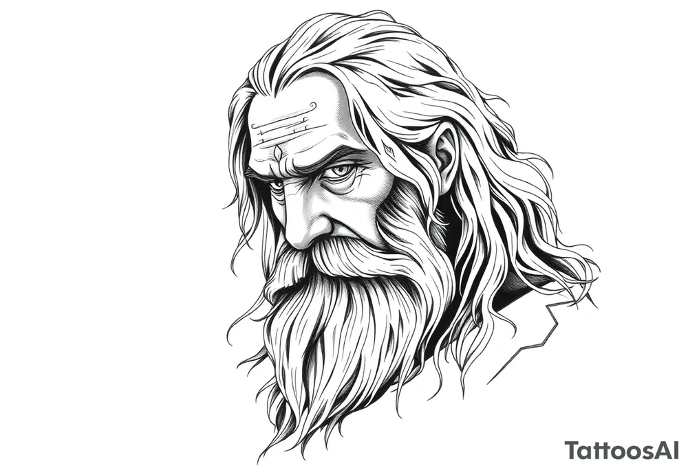 gandalf inspired tattoo tattoo idea