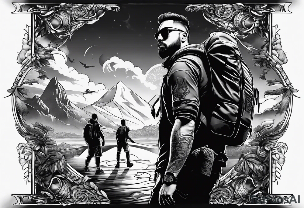 Rucking, Fitness, Shadows, brotherhood tattoo idea