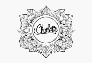 name, Charlotte tattoo idea