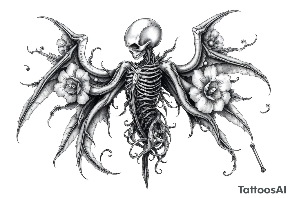 Headless death bringer tattoo idea
