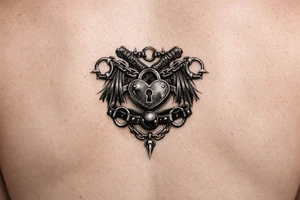 Between lower sternum and upper stomach BDSM cute tattoo tattoo idea