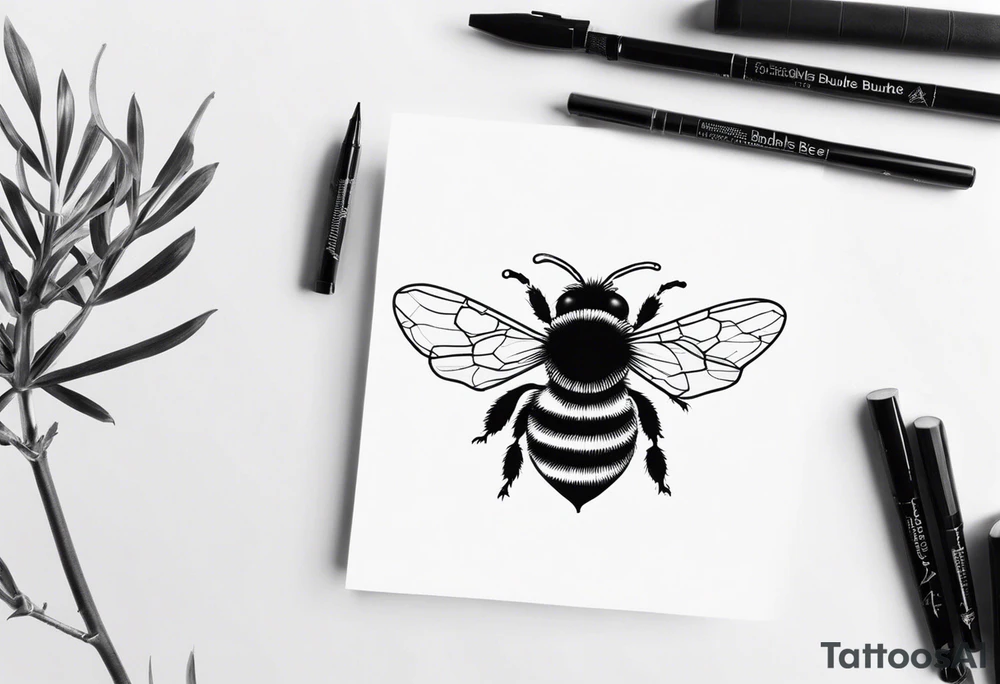 bumble bee tattoo idea