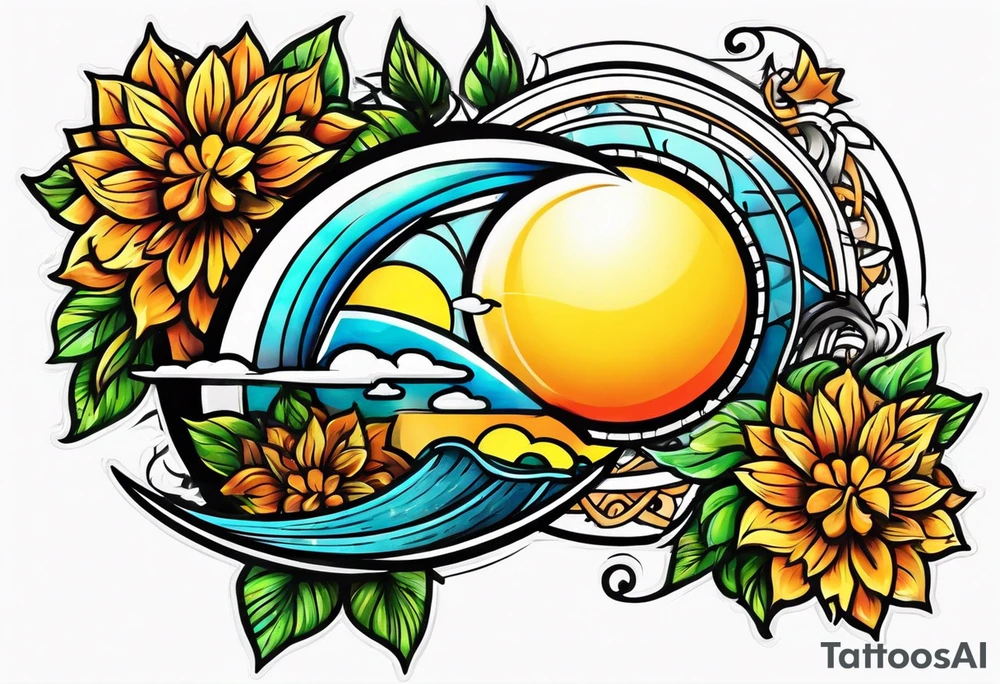 Sunshine tattoo idea