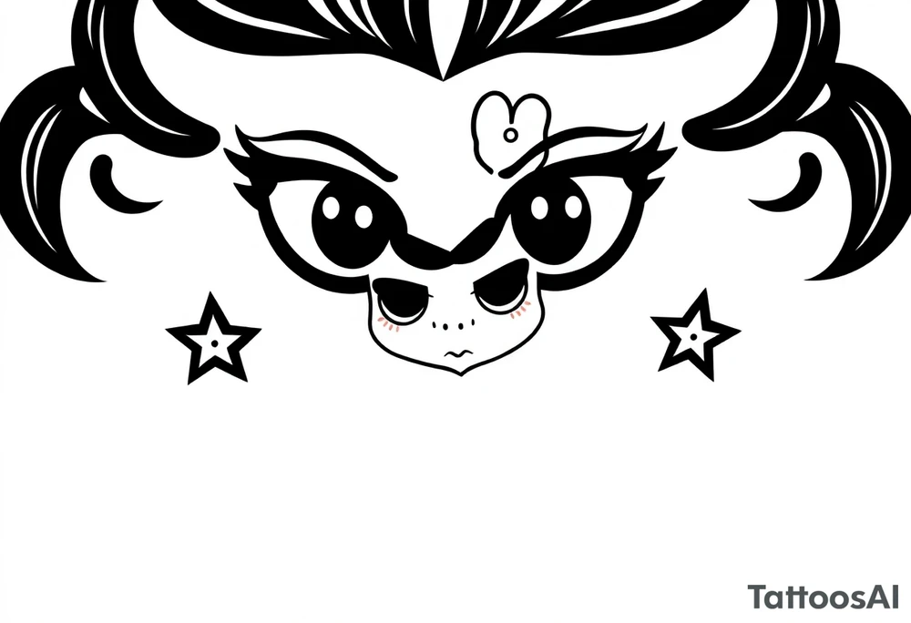 Chicano bad girl gone good tattoo idea