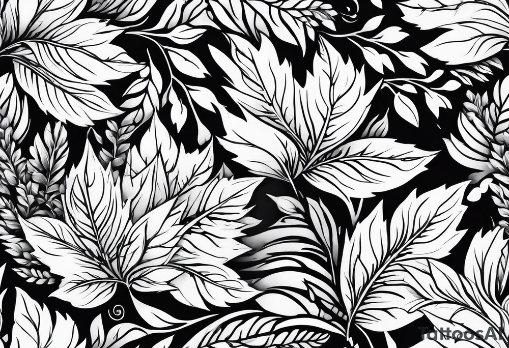 leafs flying tattoo idea