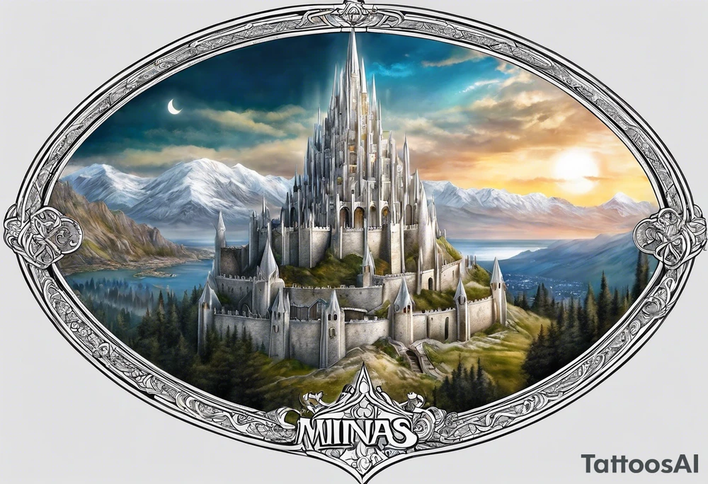 Minas tirith tattoo idea