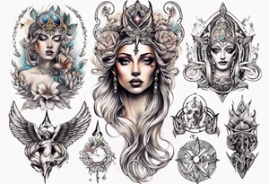 godess tattoo tattoo idea