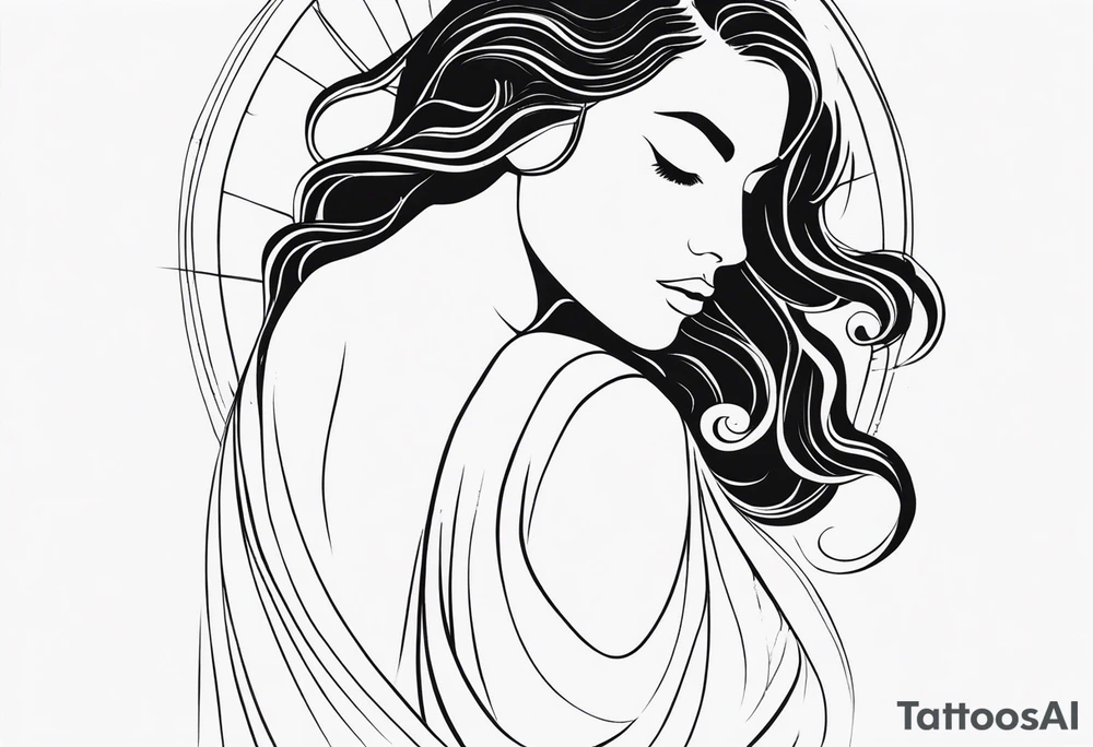 virgo,  dainty, harmony, feminine, minimalist, fine line, no people tattoo idea