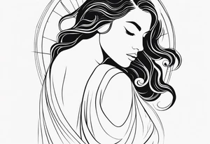 virgo,  dainty, harmony, feminine, minimalist, fine line, no people tattoo idea