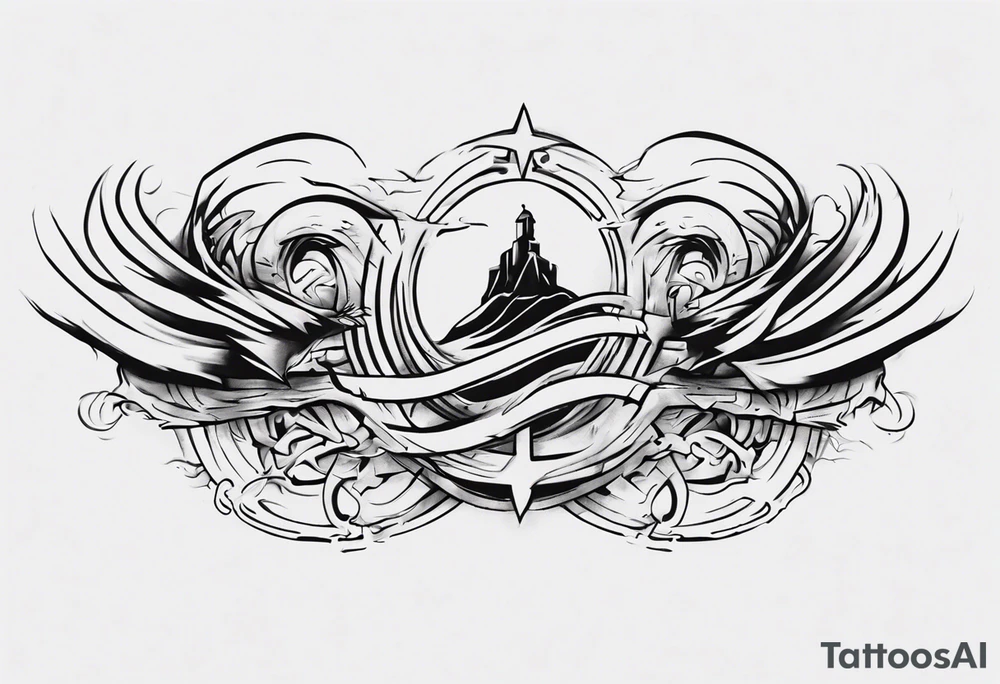 Horizontal inner bicep tattoo. “walk by faith, not by sight” modern tattoo tattoo idea